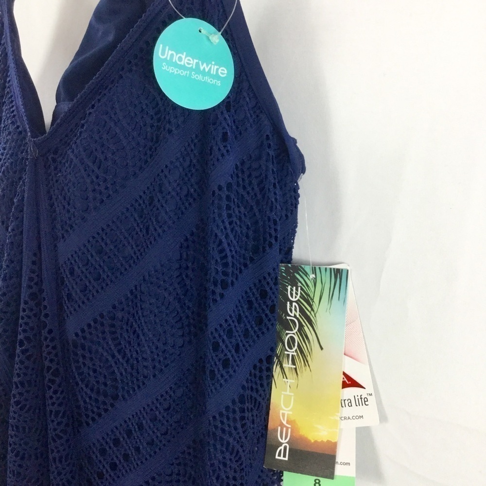 Beach House Kerry Crochet Underwire Tankini Top - Picture 8 of 11